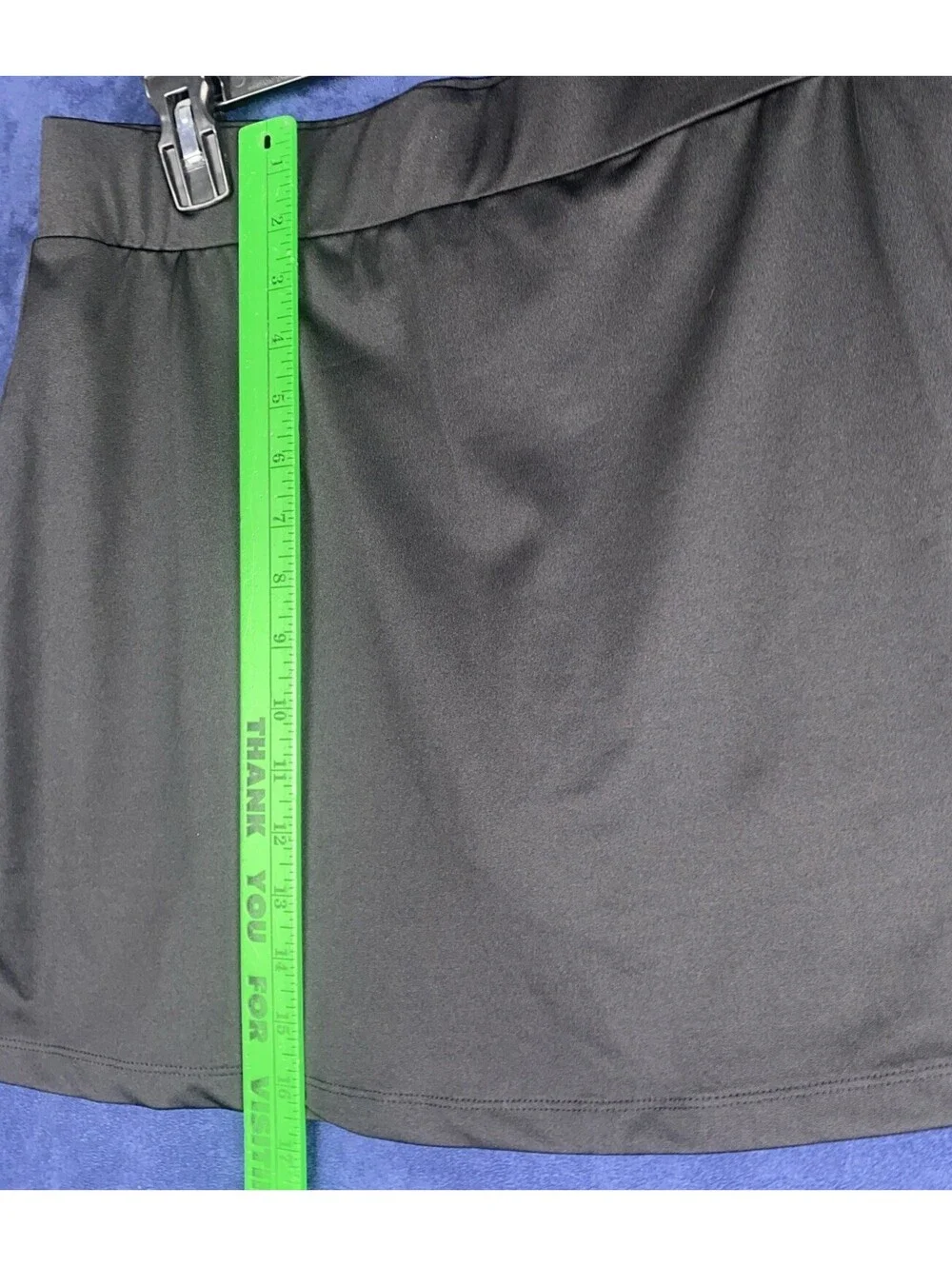 J Crew Skort Tennis Golf Pickleball Sz M Black Pleated Back Athletic Skirt